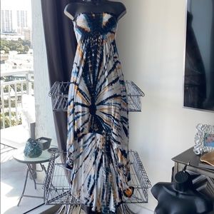 Strapless TParty high low dress